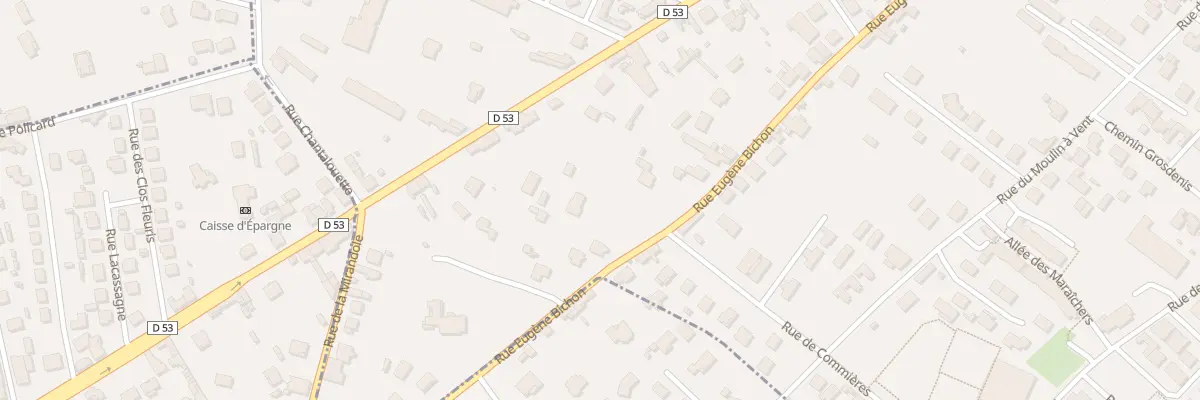 Plan du 88 Rue Eugène Bichon à Roanne