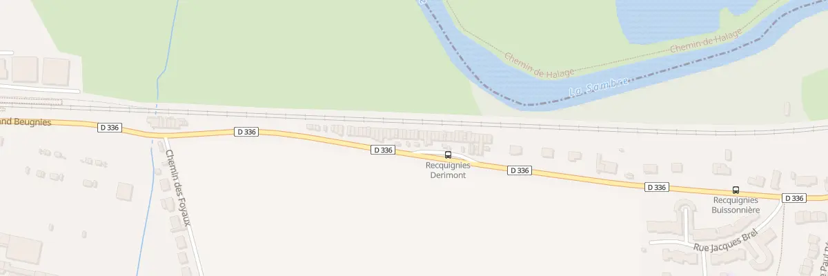 Plan du 27 Rue à Beugnies Qrt Derimont à Recquignies
