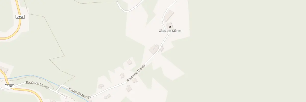 Plan du 557 Rte de Mènes à Portes