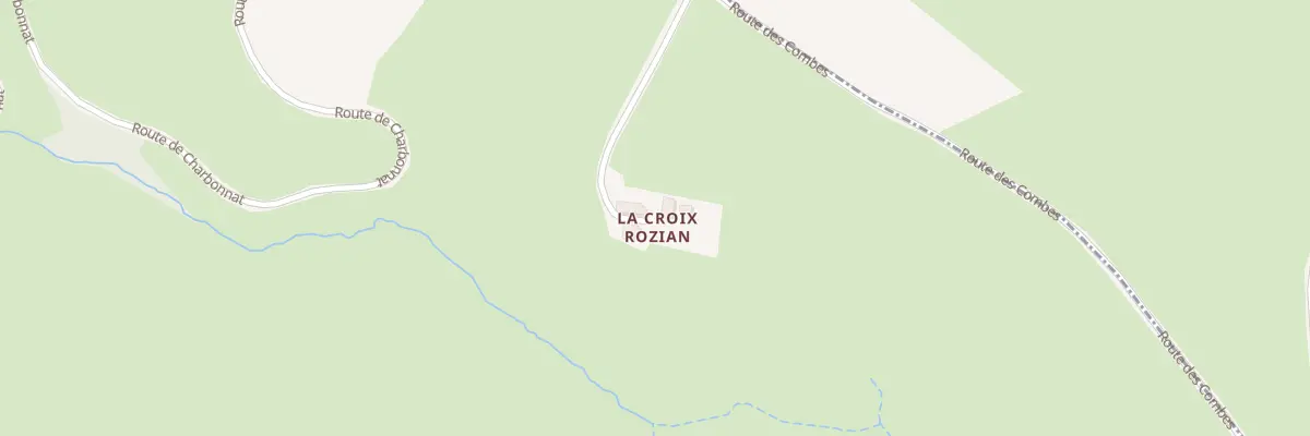 Plan du 5036 La Croix Rozian à Cuzy