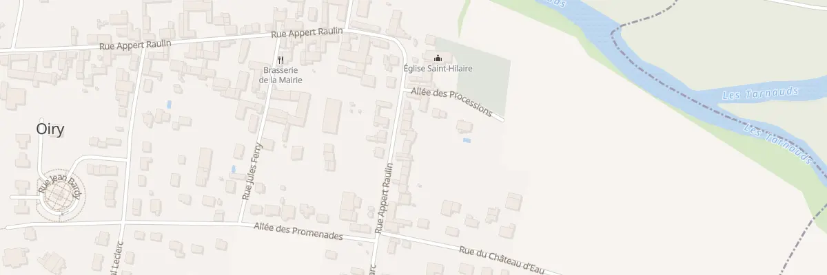 Plan du 16 Rue Appert Raulin à Oiry