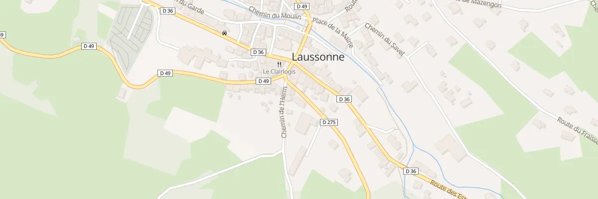 Plan du 4 Rte de Freycenet à Laussonne