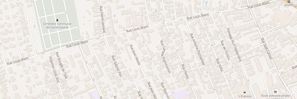 Plan du 16 Rue Raymond Berniolle à Sainte-Savine