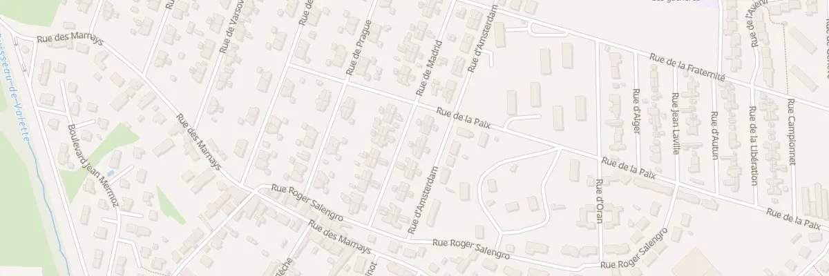 Plan du 50 Rue de Madrid à Gueugnon