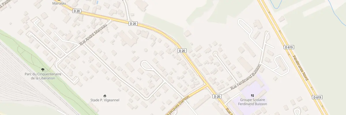 Plan du 73 Rue Jules Ferry à La Chapelle-Saint-Luc