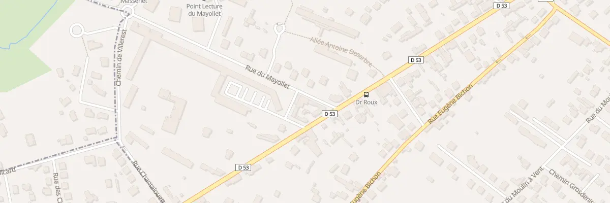 Plan du 1 Rue du Mayollet à Roanne