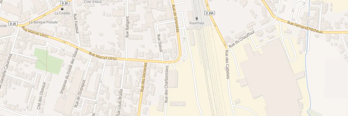 Plan du 63 Rue Marcel Ulrici à Fourmies