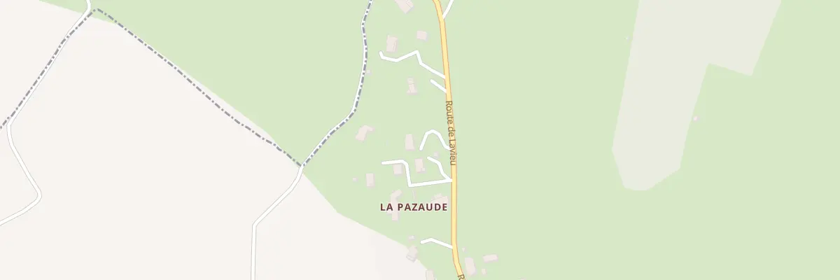 Plan du 291 Rte de Lavieu à Margerie-Chantagret