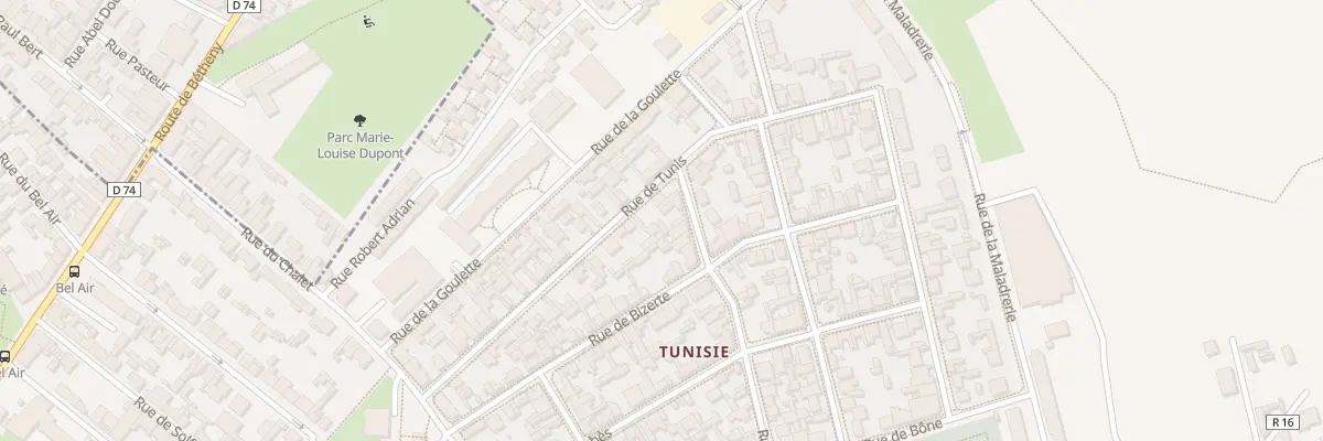 Plan du 42 Rue de Tunis à Reims