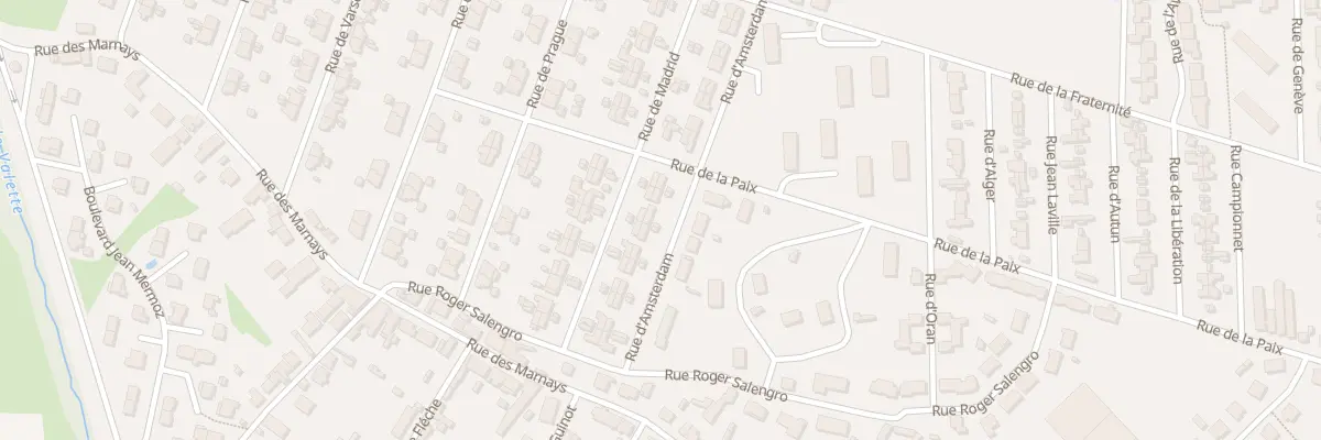 Plan du 31 Rue d’Amsterdam à Gueugnon