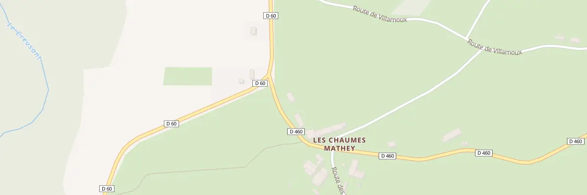 Plan du 11 Rte de Rouvray à Bussières