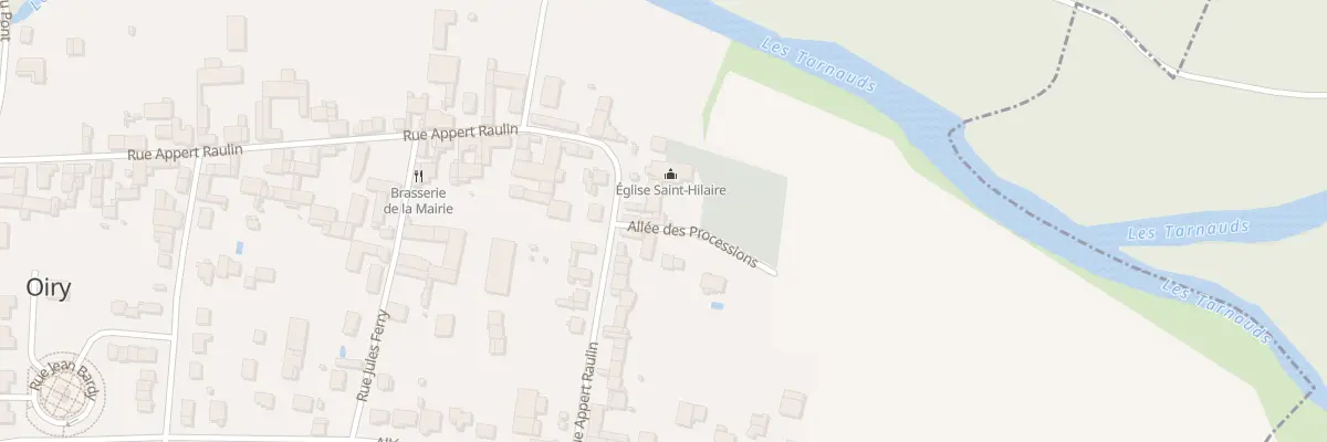Plan du 22 Rue Appert Raulin à Oiry