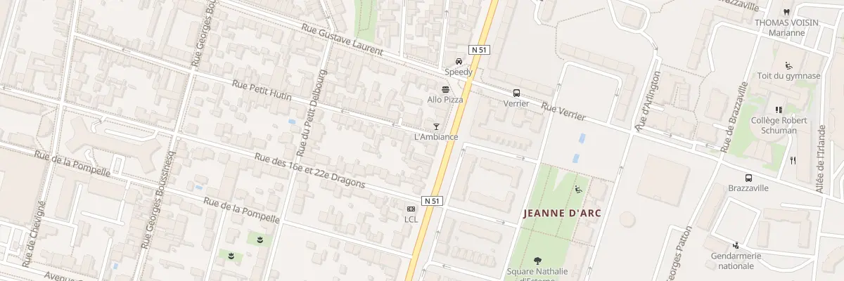 Plan du 66B Rue Petit Hutin à Reims