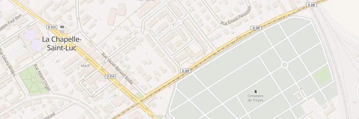 Plan du 13 Rue du 40 Eme Reg d’Artillerie à La Chapelle-Saint-Luc