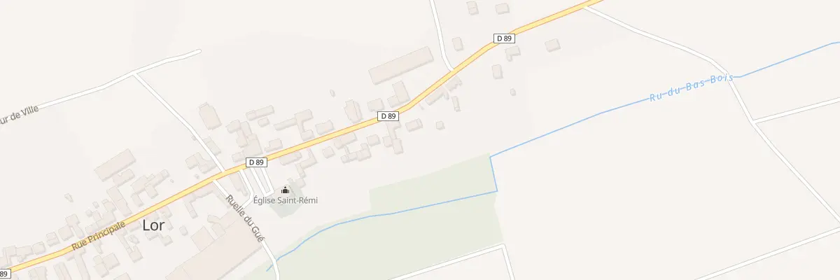Plan du 38B Rue Principale à Lor