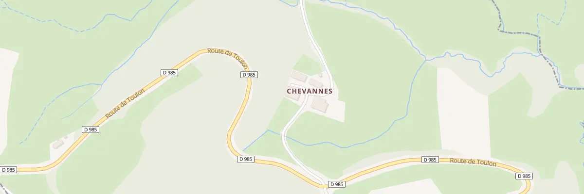 Plan du 4265 Rte de Toulon à Cuzy