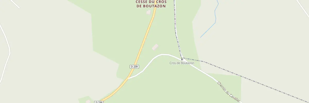 Plan du 3110 Rte du Cros de Boutazon à Astet
