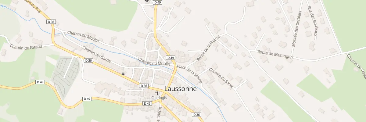 Plan du 3 Pl de la Mairie à Laussonne