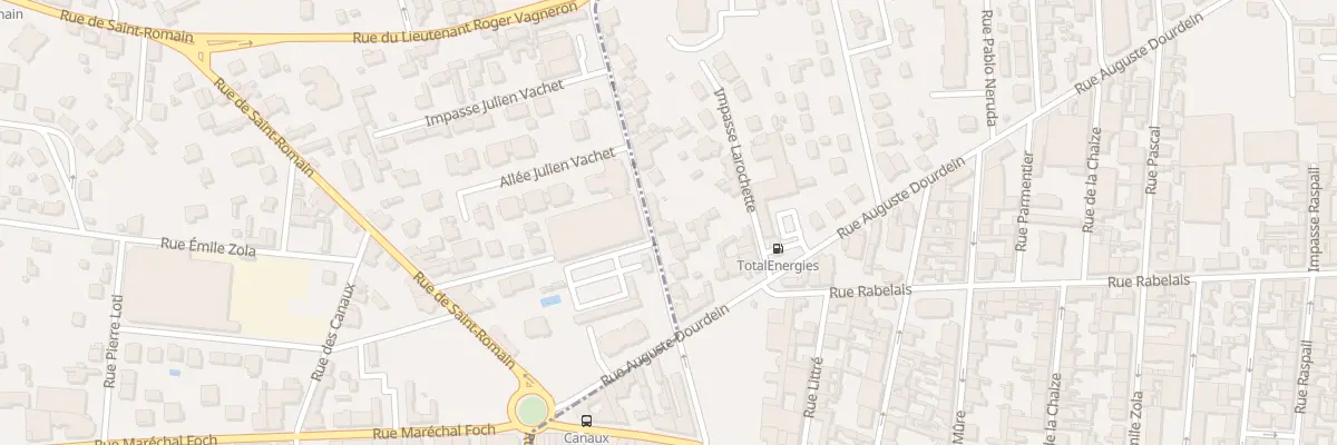 Plan du 26 Rue Julien Vachet à Roanne
