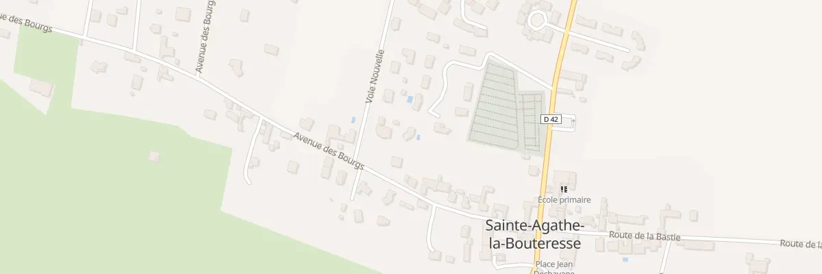 Plan du 82E Imp du Tennis à Sainte-Agathe-la-Bouteresse