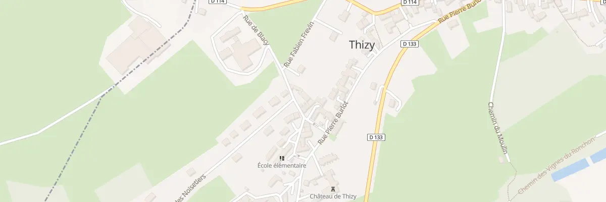 Plan du 10 Rue de Blacy à Thizy