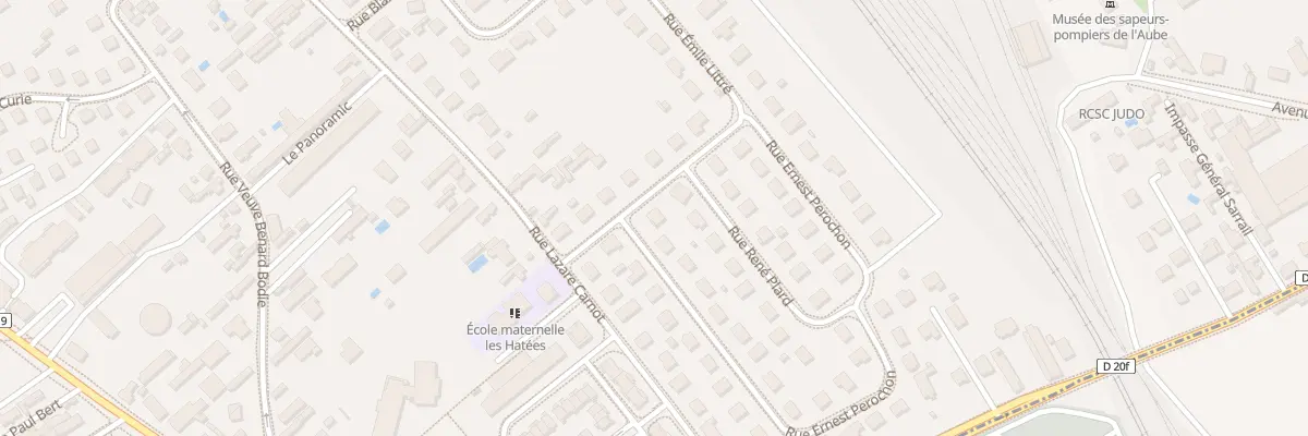 Plan du 1 Rue Ernest Pérochon à La Chapelle-Saint-Luc
