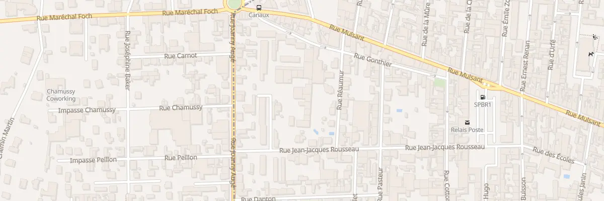Plan du 48E Rue Jean-Jacques Rousseau à Roanne