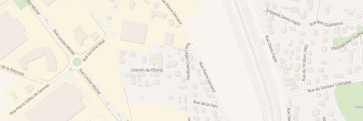 Plan du 499 Rue Léger Chevignon à Riorges