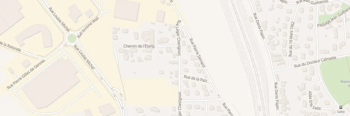 Plan du 439 Rue Léger Chevignon à Riorges