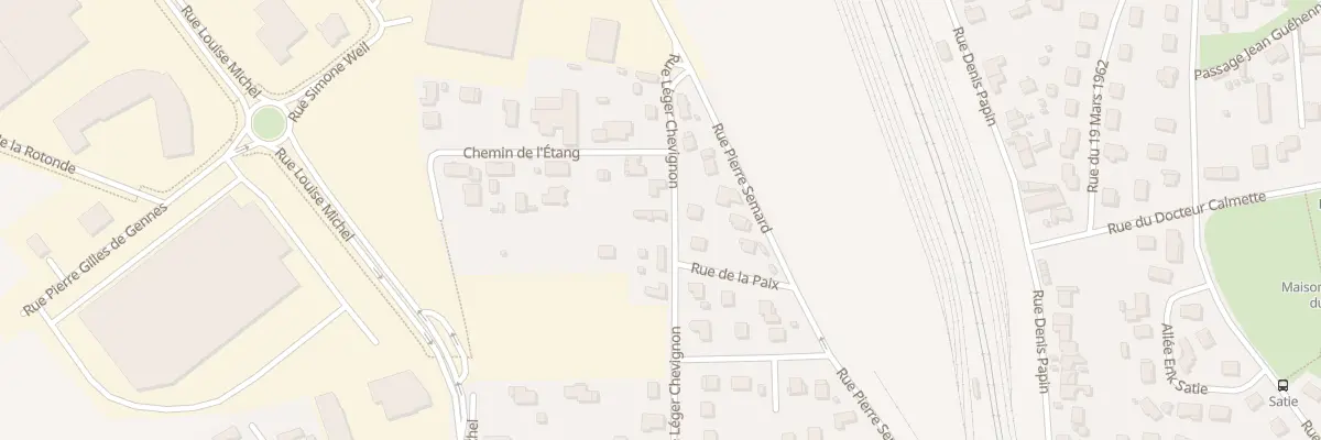 Plan du 417A Rue Léger Chevignon à Riorges
