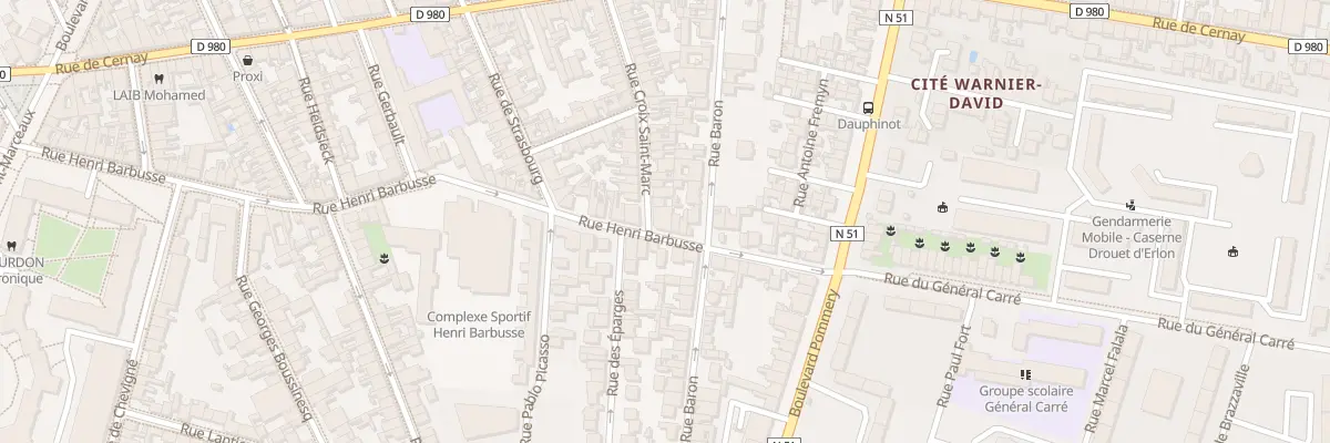 Plan du 149 Rue Croix St Marc à Reims