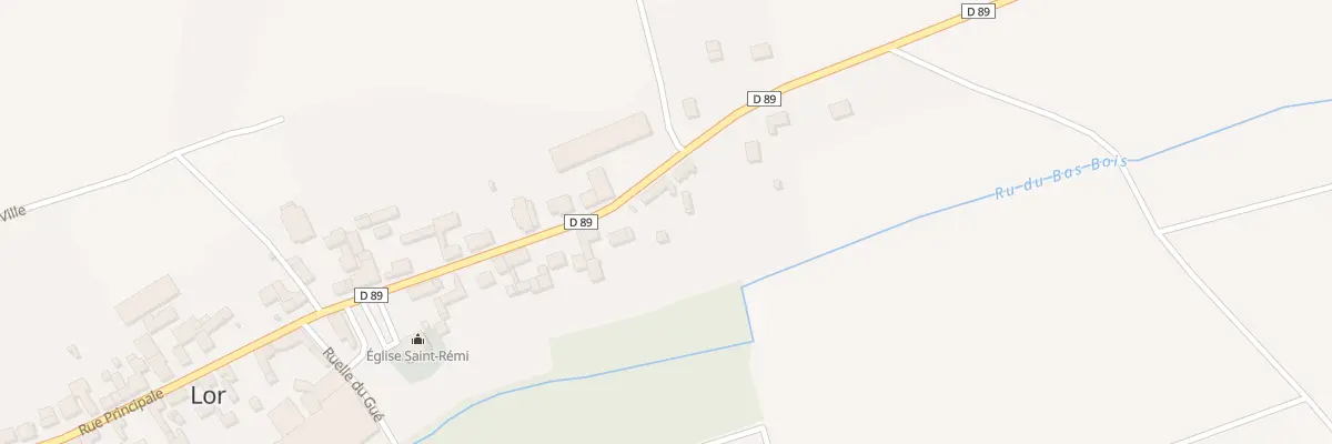 Plan du 40 Rue Principale à Lor