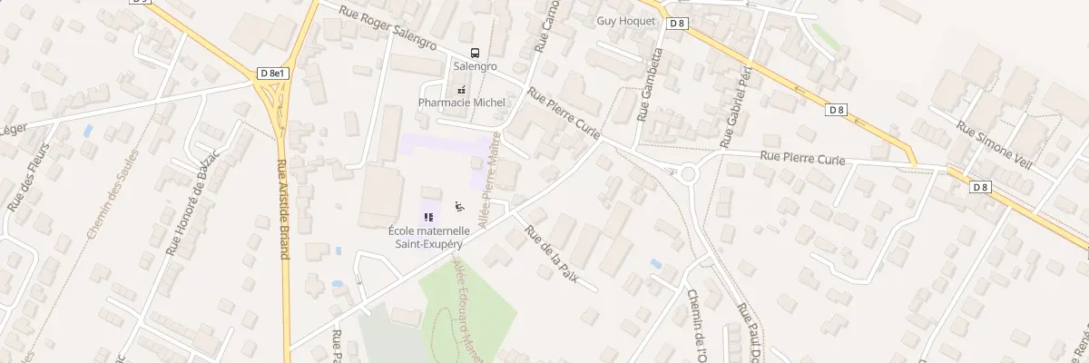 Plan du 4 Rue de la Paix à Cormontreuil