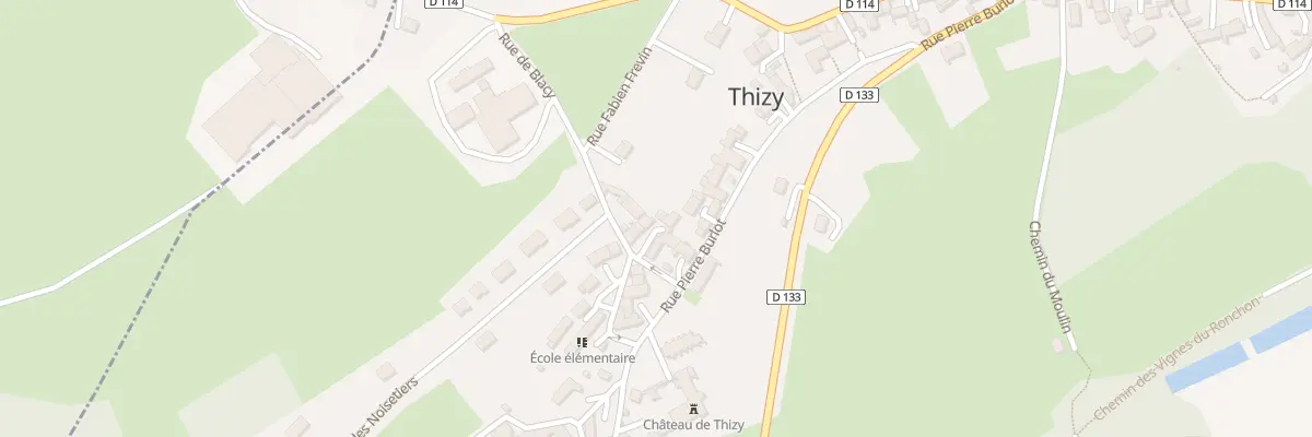 Plan du 16 Le Village à Thizy