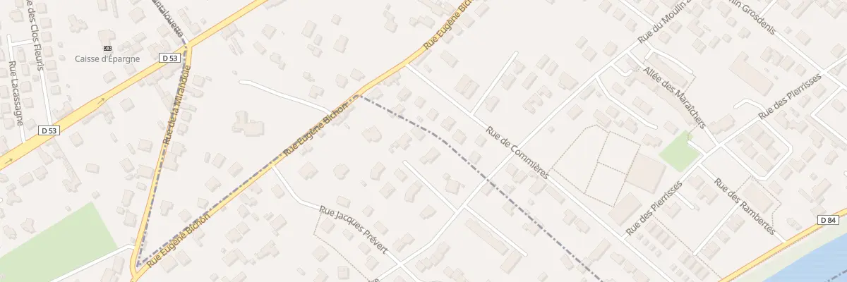 Plan du 118B Rue du Moulin A Vent Prolonge à Roanne