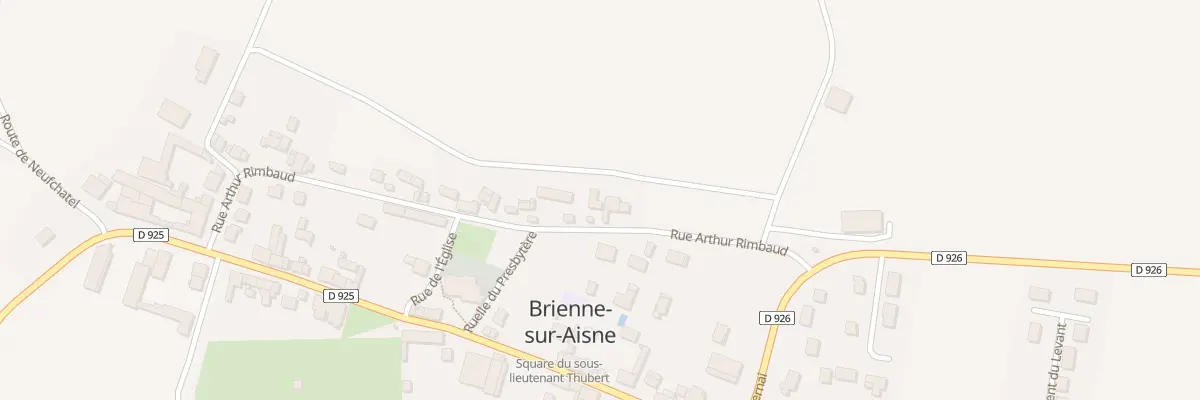 Plan du 5030 Le Village à Brienne-sur-Aisne
