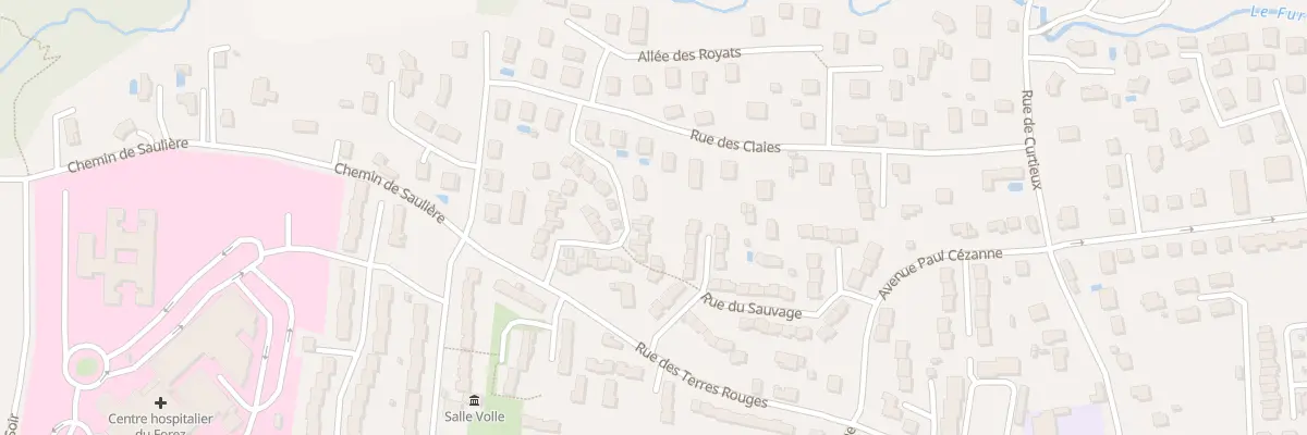 Plan du 24 Rue de la Garde à Montbrison