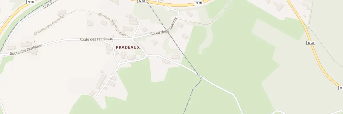 Plan du 151 Che de Faussier à Saint-Hostien