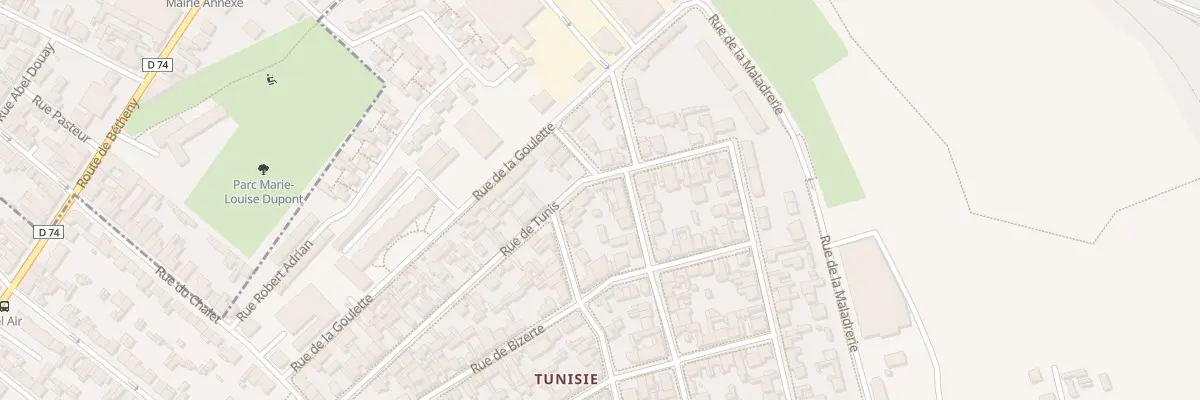 Plan du 68 Rue de Tunis à Reims