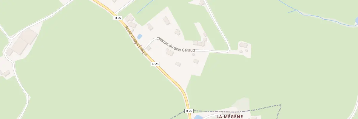 Plan du 100 Rte d’Issy l’Évêque à Vendenesse-sur-Arroux