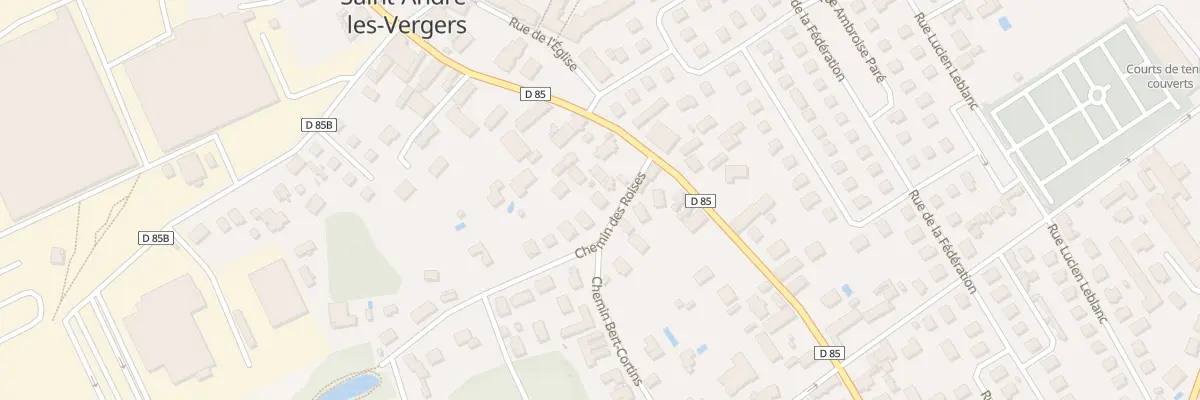 Plan du 9001 Che des Roises à Saint-André-les-Vergers