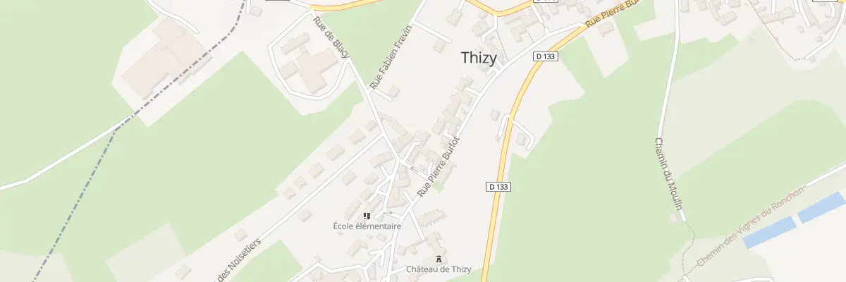 Plan du 4 Rue de Blacy à Thizy