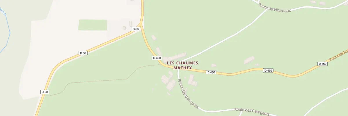Plan du 19 Rte de Rouvray à Bussières