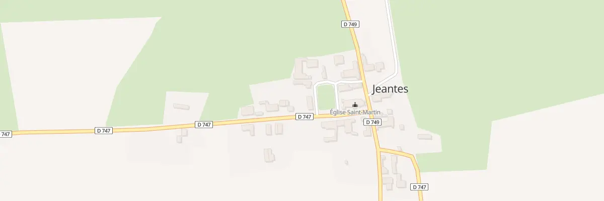 Plan du 7 Pl de l’Eglise à Jeantes