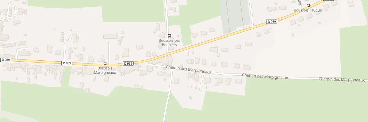 Plan du 100B Rue Anatole France à Boussois