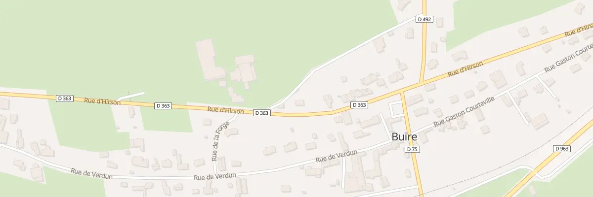 Plan du 43 Rue d’Hirson à Buire