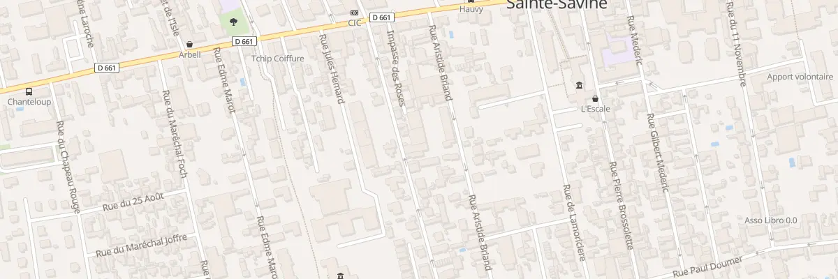 Plan du 10 Rue Aristide Briand à Sainte-Savine