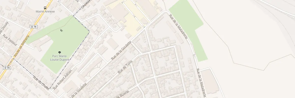 Plan du 55 Rue de Tunis à Reims