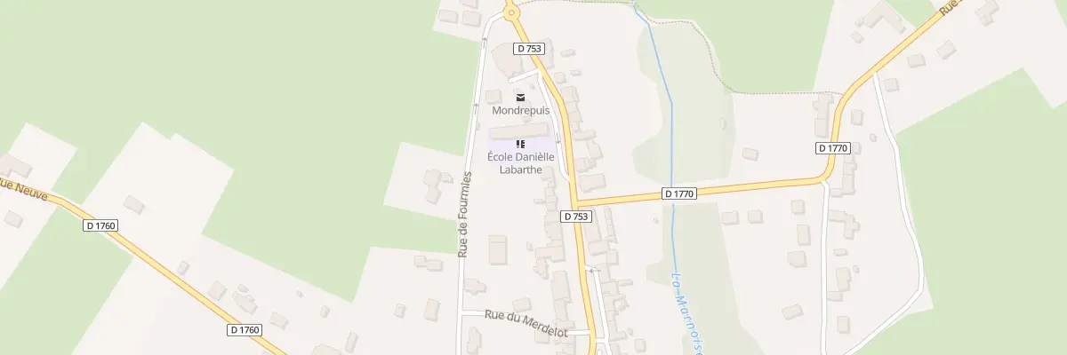 Plan du 21 Av de Verdun à Mondrepuis