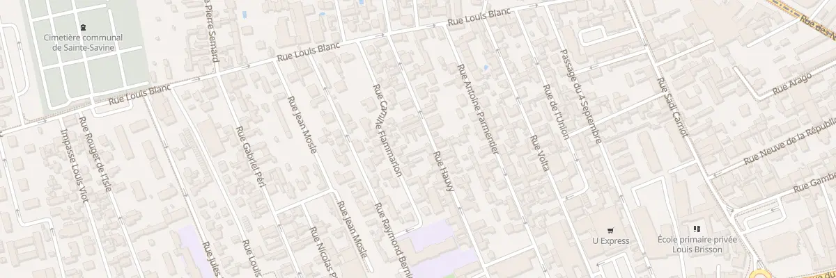 Plan du 19 Rue Hauvy à Sainte-Savine